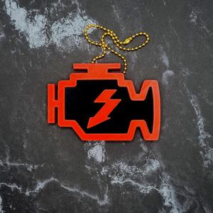Check Engine Charm (Solid)
