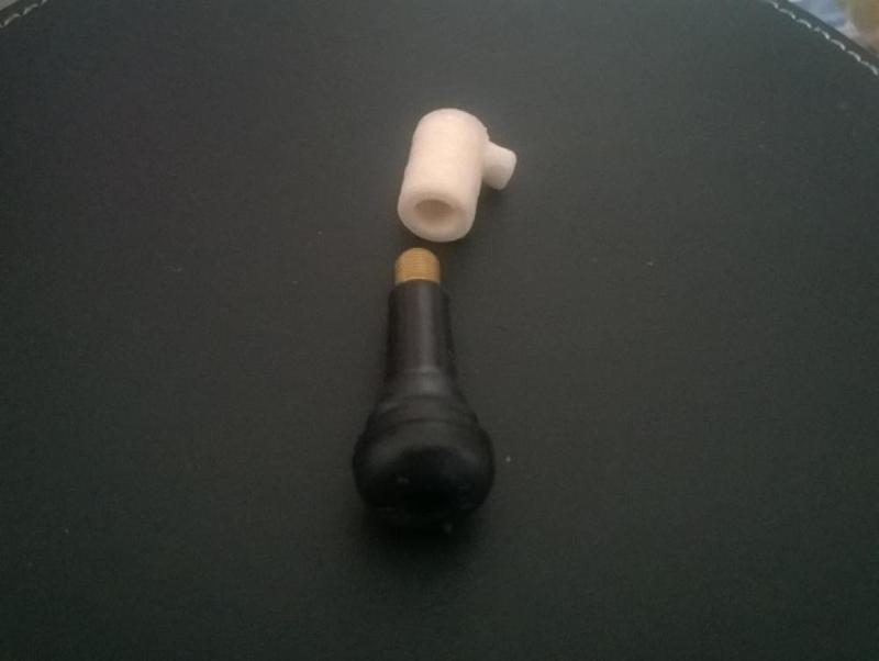 Schrader valve air duster valve top