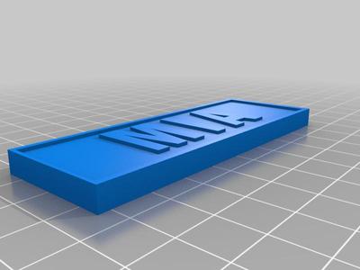 Mia Name Tag