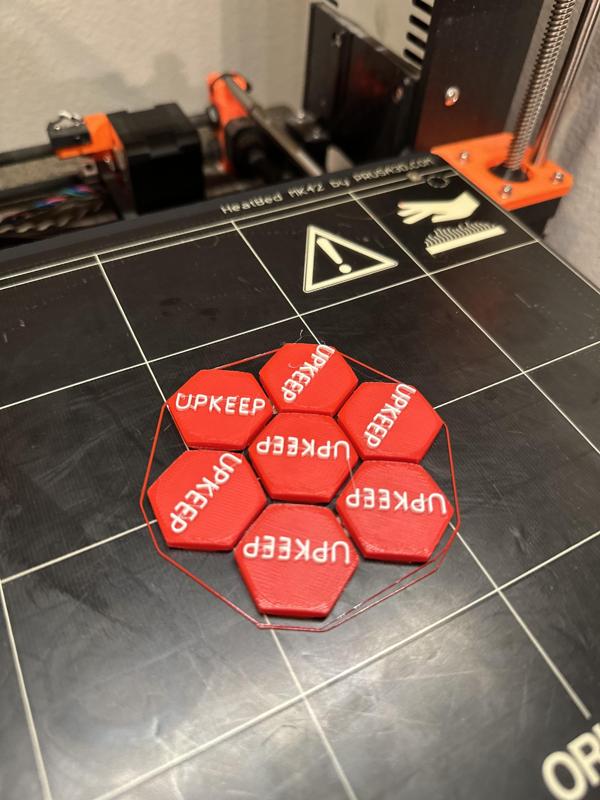Boardgame Upkeep Marker
