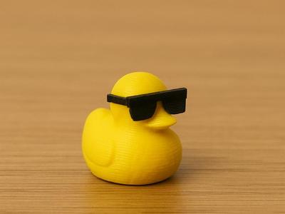 Tiny Duck with Glasses