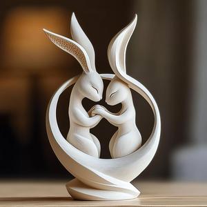 Vintage Bunny Figurine – Classic Easter Charm