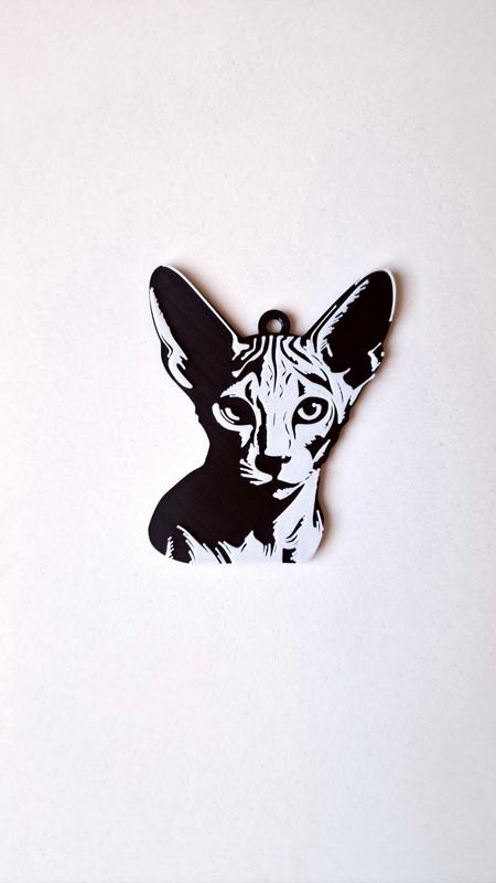 Peterbald keychain
