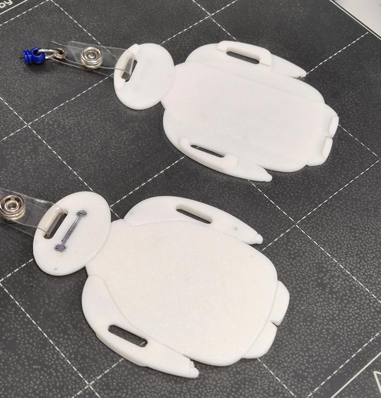 Supportless ID Card Holder for Lanyards - Baymax Design