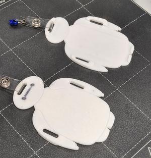 Supportless ID Card Holder for Lanyards - Baymax Design