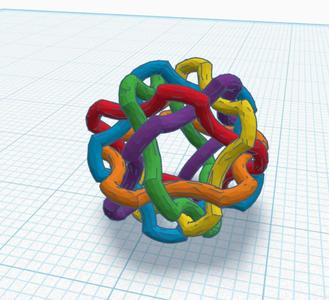 Interlocking star ball 