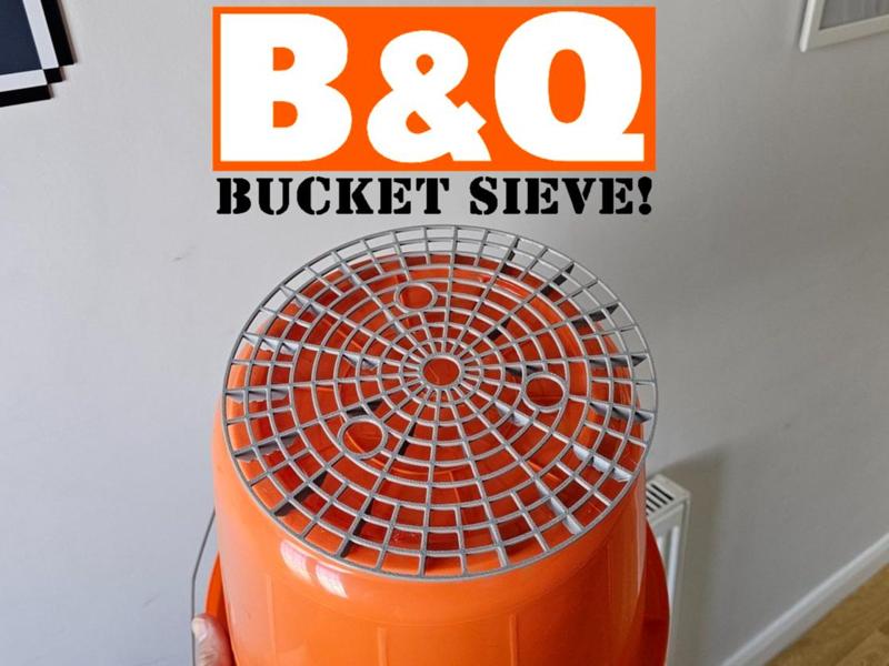 Bucket sieve for the orange bucket