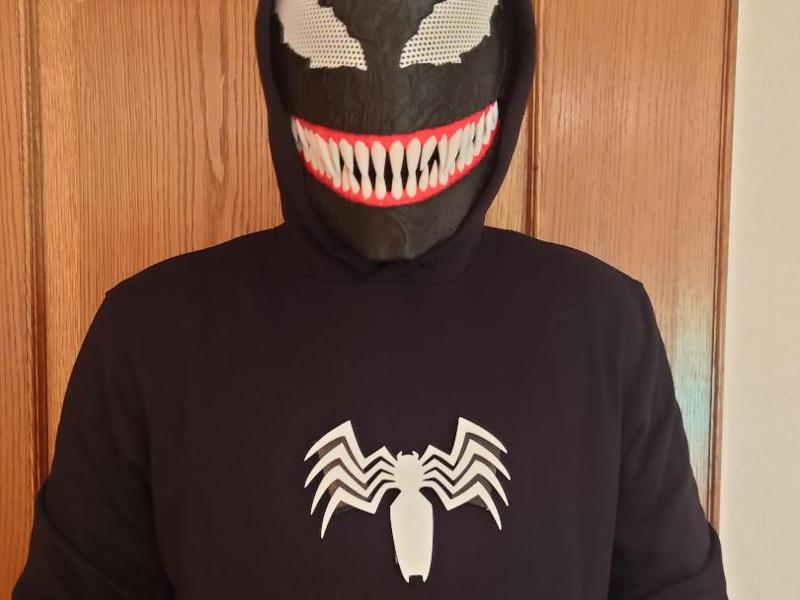 Venom Logo Symbol for Cosplay Costume with Velcro