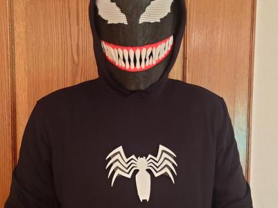 Venom Logo Symbol for Cosplay Costume with Velcro
