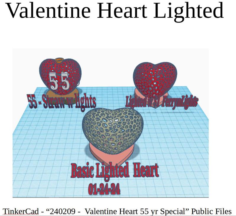 Valentine Heart - Lace & Lighted with Fairy Lights