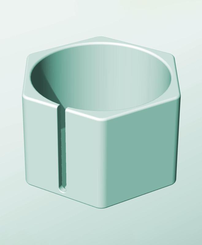 CH162-120-S Stacking slotted component box bin for makers