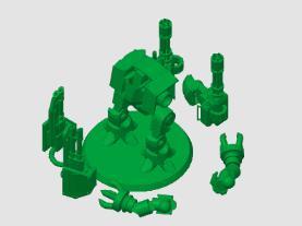 dreadnought with difrent weapons