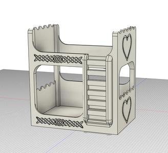 LEGO Duplo compatible bunk bed / Stockbett