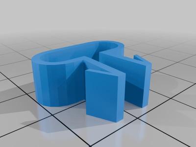 Cable clips for aluminum 40x40mm profile system