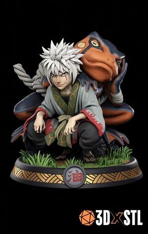 Jiraiya Naruto STL Epic 3D Model.stl