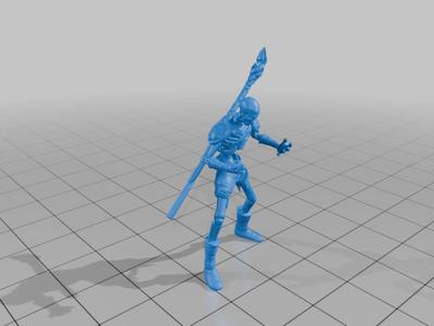 Skeleton Remix, No cape Ranger and Mage Varient