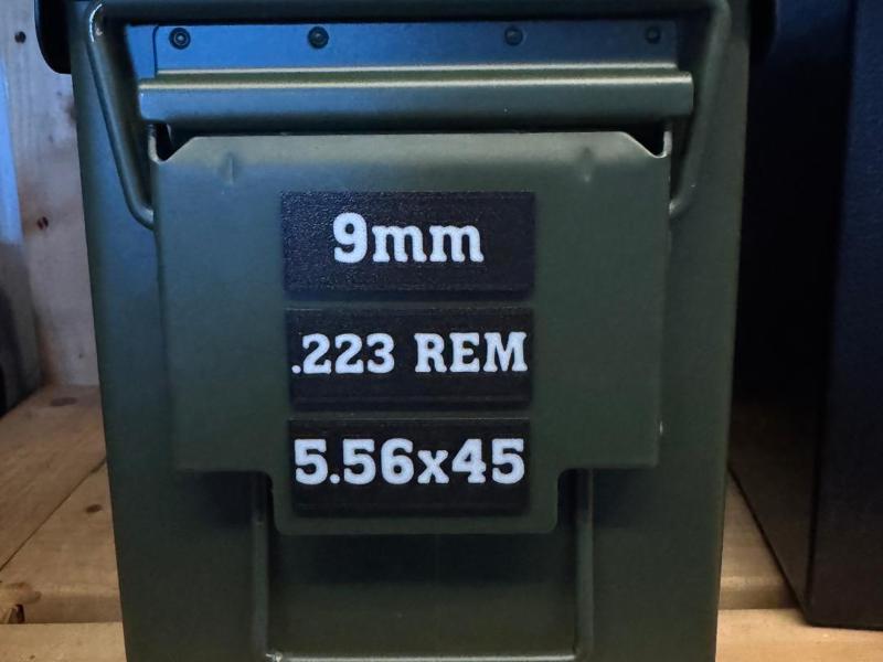 Ammo Can Labels
