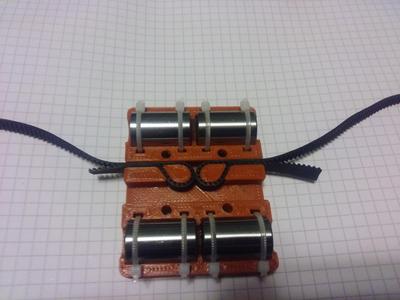 i3 X-carriage for LM8UU with 45mm rod center-to-center