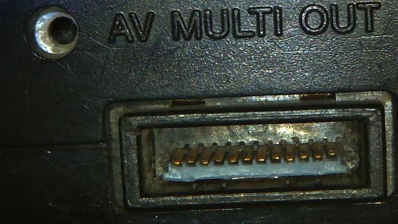 Playstation 1/2/3 AV socket insert replacement fix