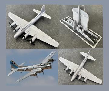 Boeing B-17 kit card