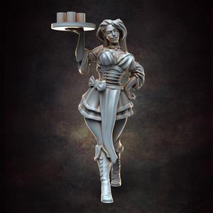 Barmaid A   32mm scale
