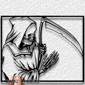 grim reaper wall art skeleton wall decor halloween decoration
