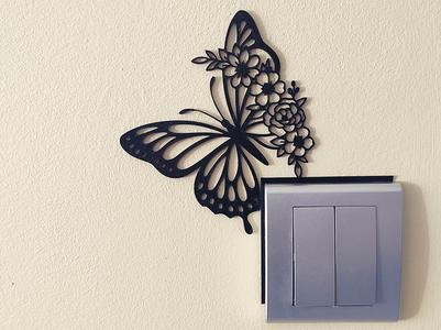 Decorative Butterfly for Light Switch v.1