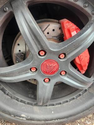 Decepticon wheel hub cap