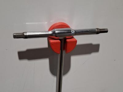 5-Piece T-Handle Hex Key Magnet Holder