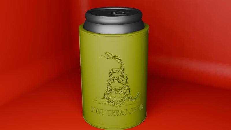 Gadsden Flag Can Holder / Koozie
