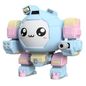 Adorable UWU Strike Force 'Slippy' Mech Miniature - Royalty-Free Tabletop Wargame Mini
