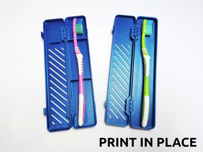 Toothbrush travel case