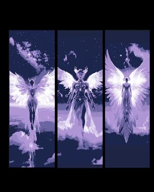 The Brilliance of Angel Wings towards the Heavens - Set of 3 Bookmarks