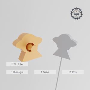UFO Cake Pop Mold, Spacecraft Design, Alien Saucer & Spaceship, 2-Piece Set, Cosmic Craft for Extraterrestrial Themed Cakes PRODUCT_1210