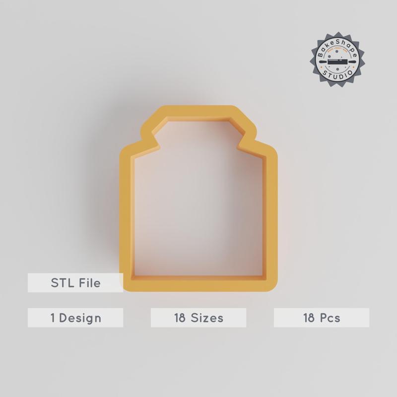 Shirt Shape Cutter Set, 18 Sizes, Perfect for Cookies, Fondant & Clay, Versatile Clothes & Garment Top Design PRODUCT_1438