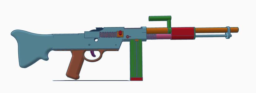 Functional machine gun AA-11