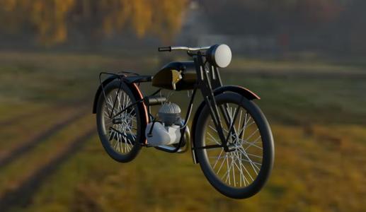 Motorcycle-Svartqvarna 1949