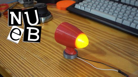 AeroShnell RM–TS – a velomobile Rear view Mirror with Turning Signal (FreeCAD)