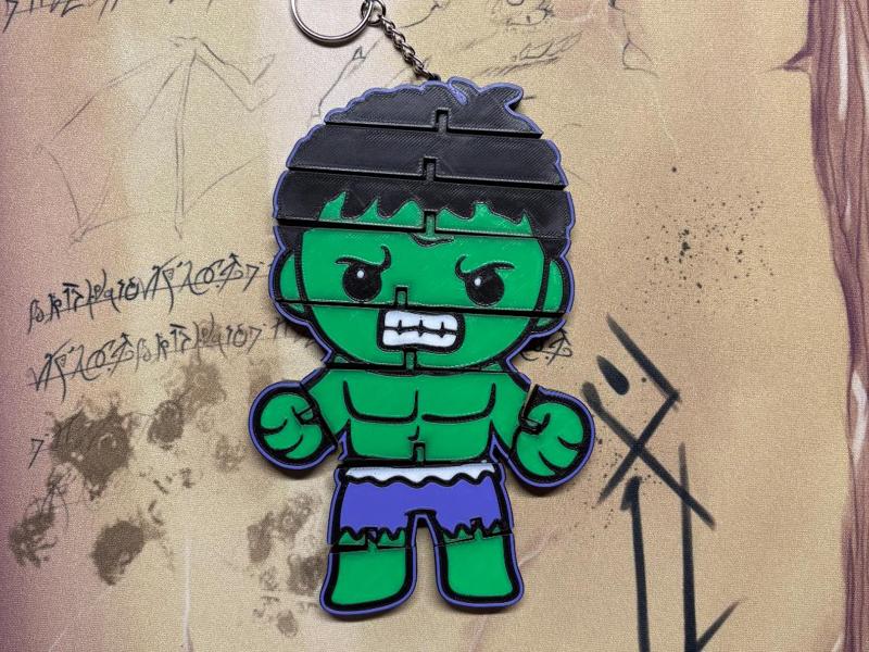 Hulk Flexi Keychain