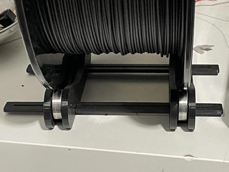 Longer (170mm) Prusa spool holder bars for wider filament spools