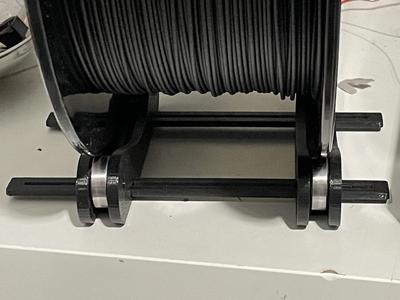 Longer (170mm) Prusa spool holder bars for wider filament spools