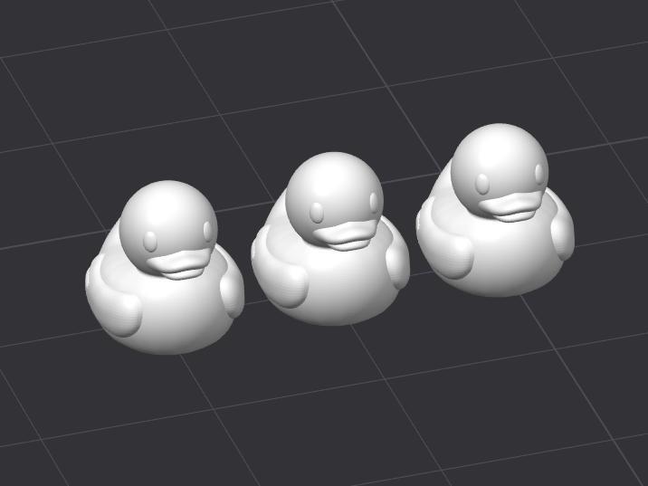 Baby rubber ducks
