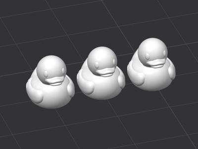 Baby rubber ducks