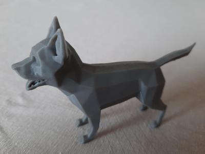 Low Polygon Dog