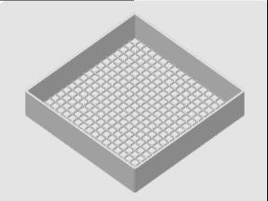 Flower Size Sorter – 11mm Mesh, 233x233mmx50mm
