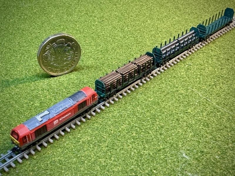 T Gauge 1:450 - Lumber Wagons