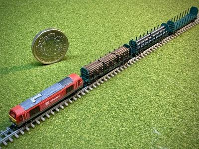 T Gauge 1:450 - Lumber Wagons