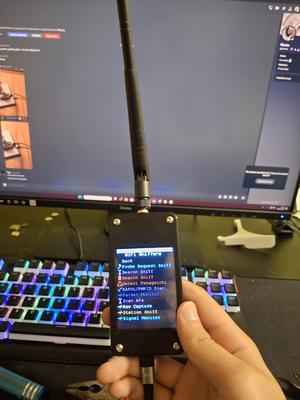 CYD esp32 marauder case with sma antena