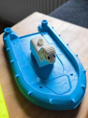 Lego Duplo "we need a bigger boat" fast boat remix