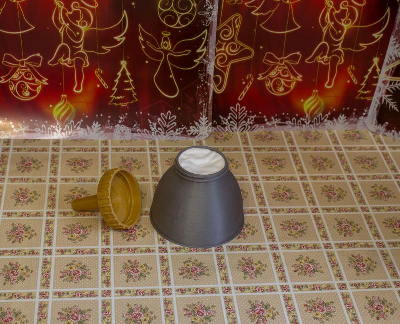Funnel with a cotton filter